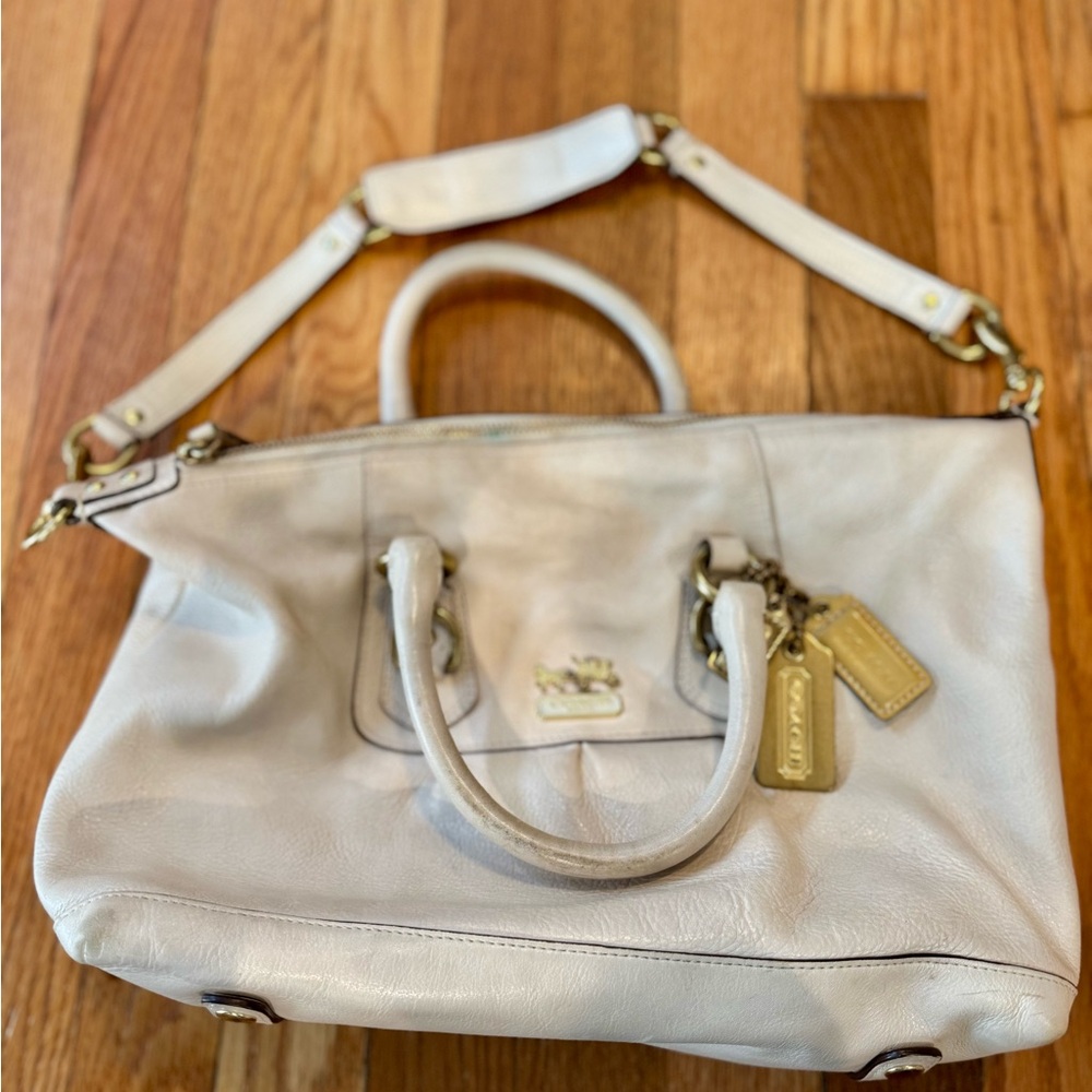 Coach Crean Leather Satchel